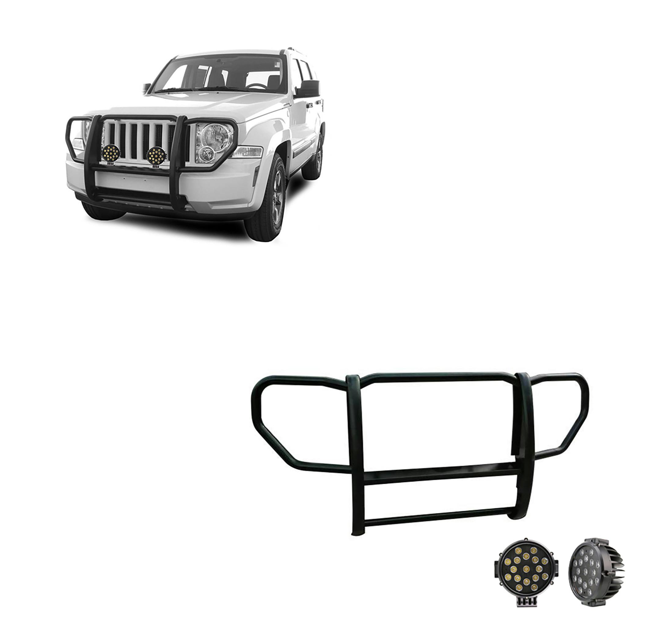 Black Horse Off Road 17A086400A-PLB Grille Guard Kit