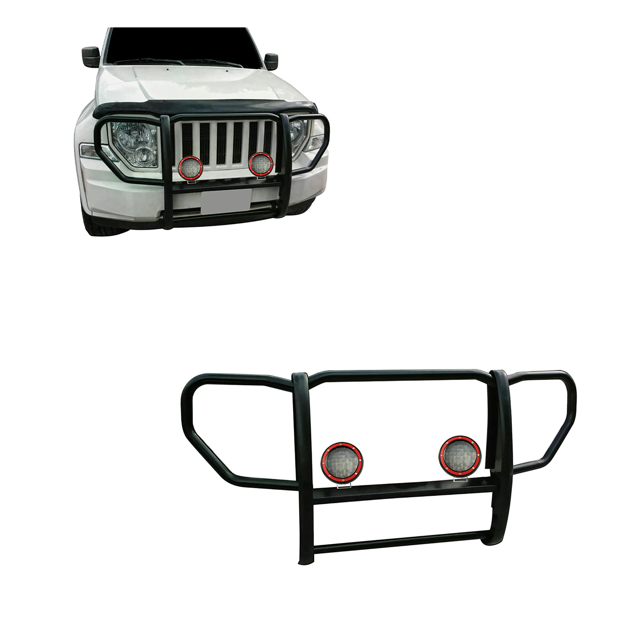 Black Horse Off Road 17A086400A-PLFR Grille Guard Kit