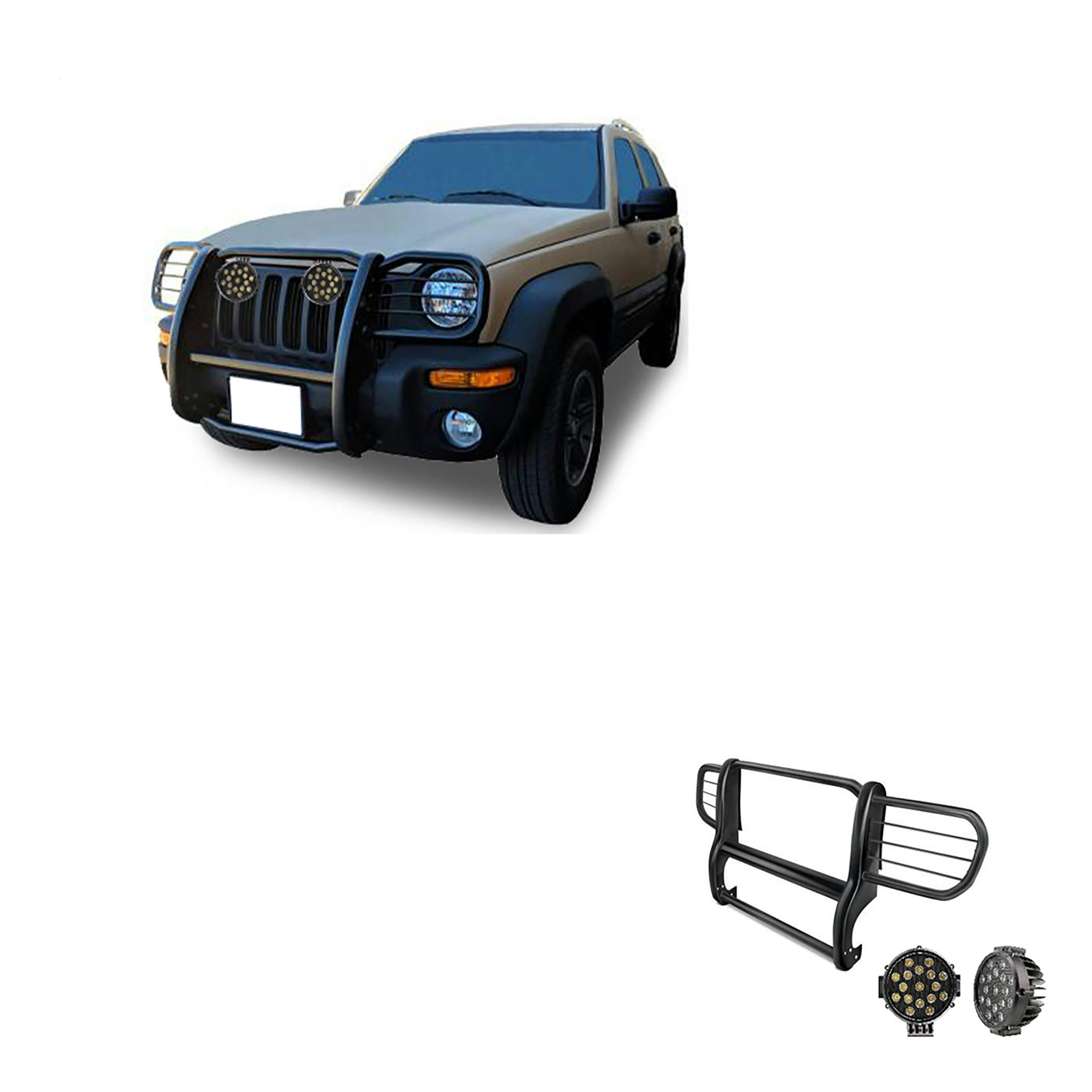 Black Horse Off Road 17EH26MA-PLB Grille Guard Kit