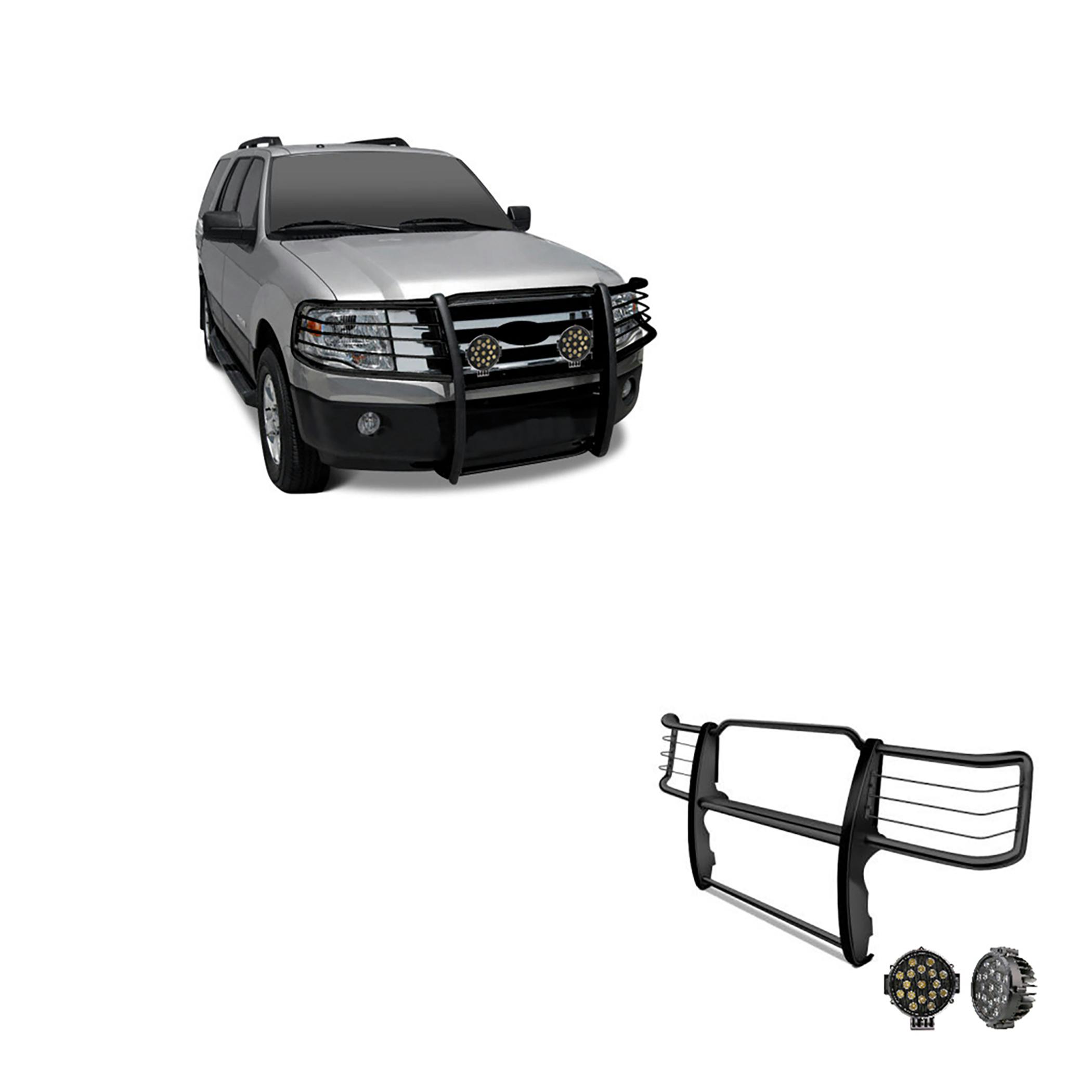 Black Horse Off Road 17F80218MA-PLB Grille Guard Kit