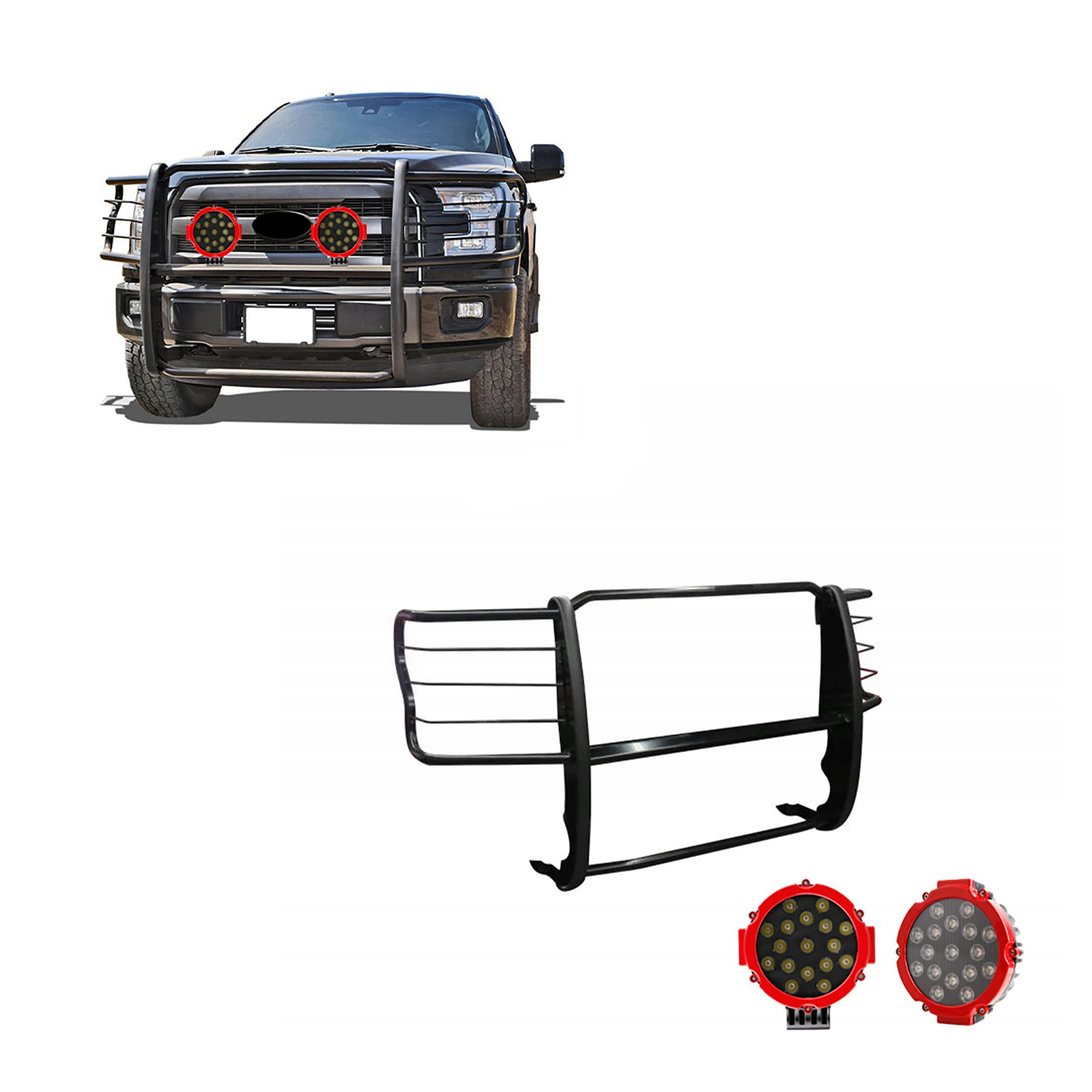 Black Horse Off Road 17FB28MA-PLR Grille Guard Kit