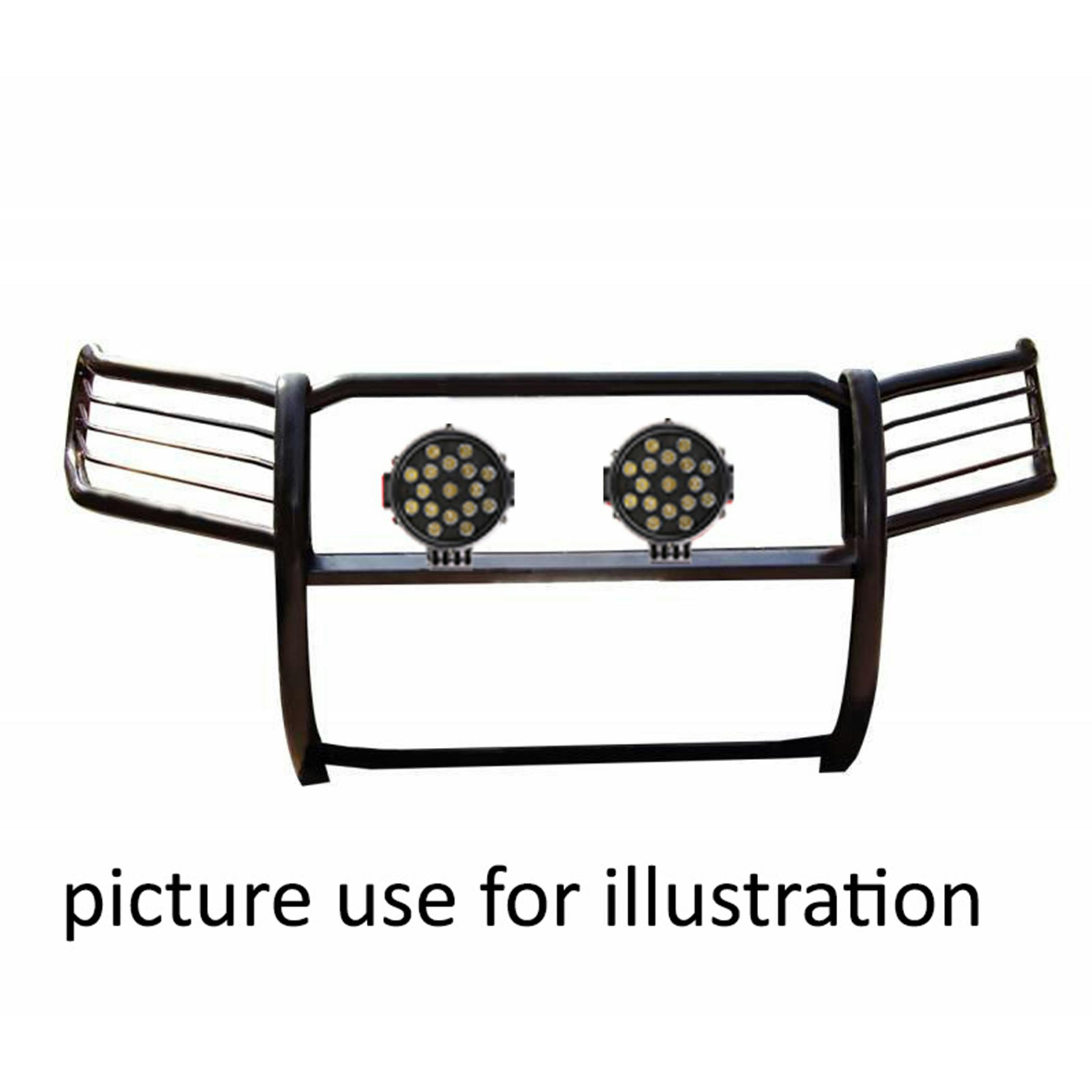 Black Horse Off Road 17FJ28MA-PLB Grille Guard Kit