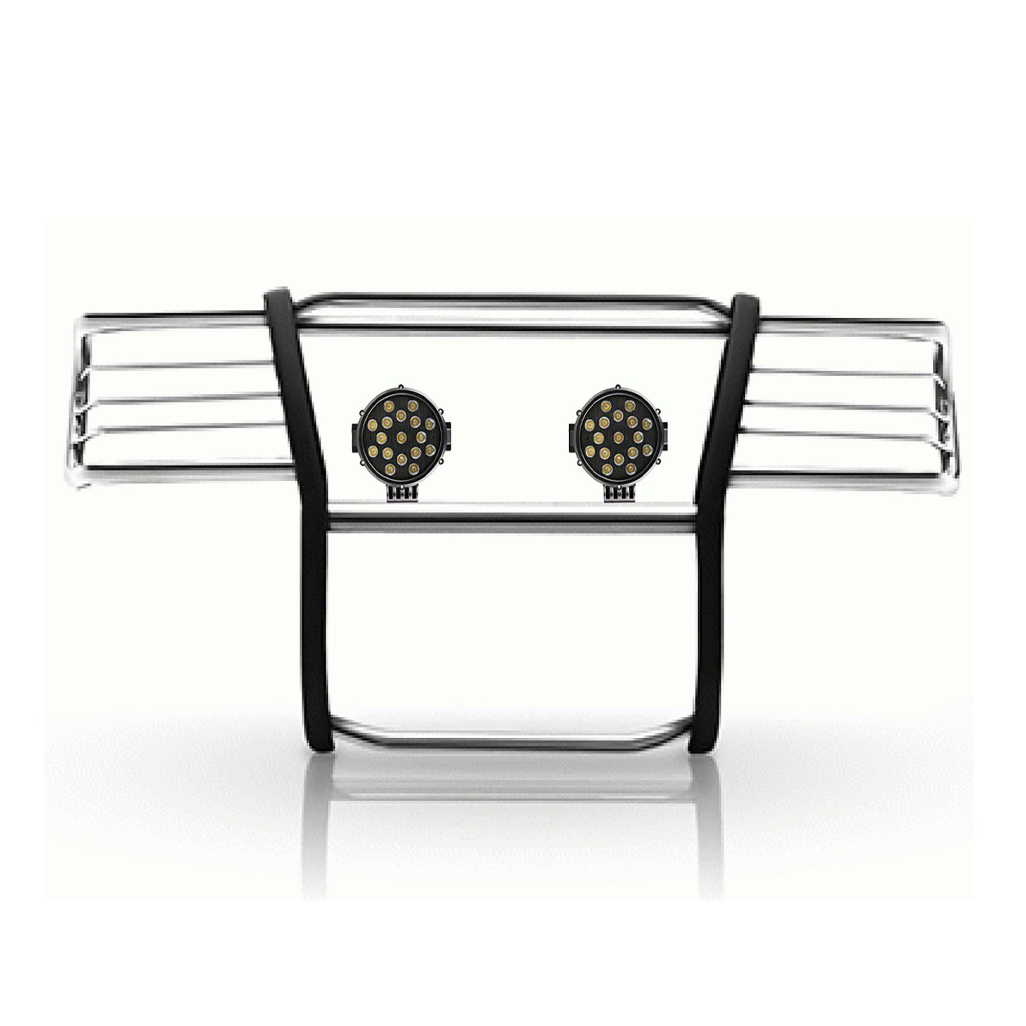 Black Horse Off Road 17GT23MSS-PLB Grille Guard Kit
