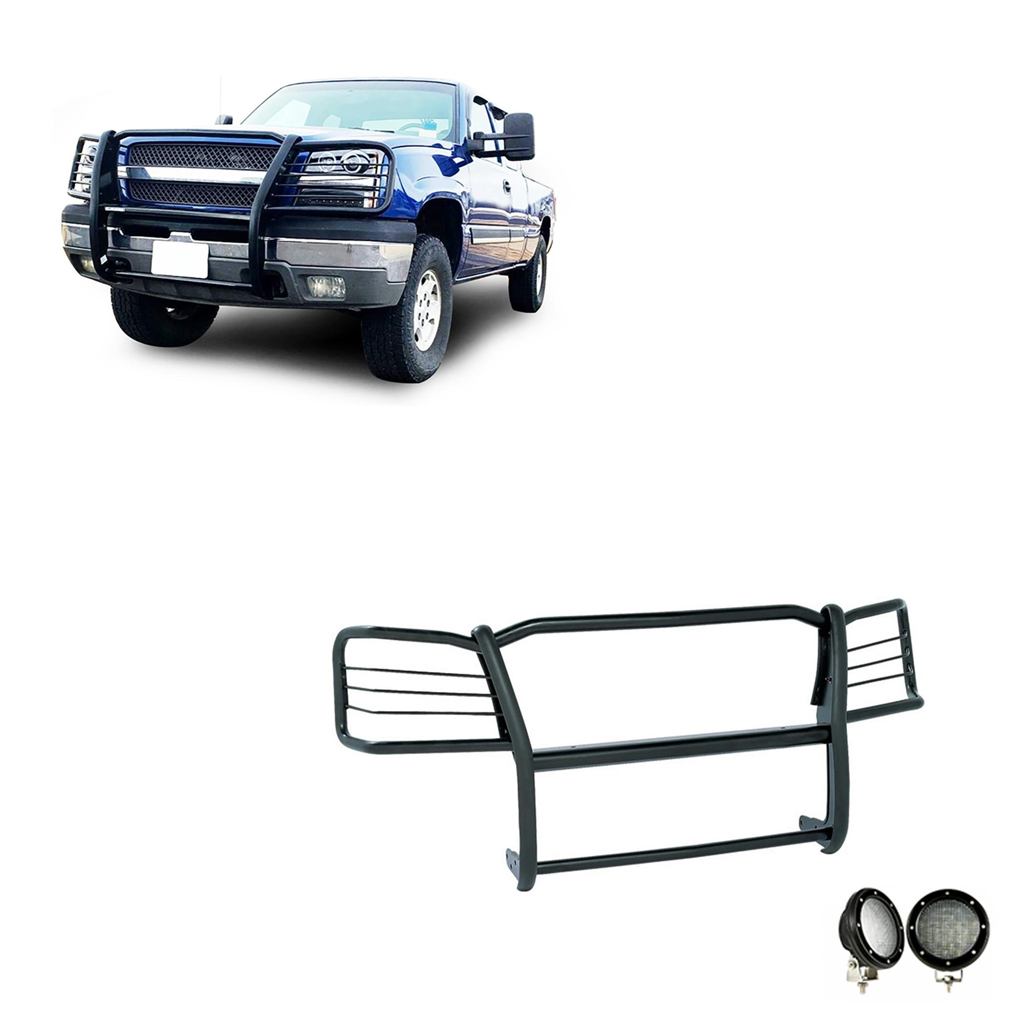 Black Horse Off Road 17GT25MA-PLFB Grille Guard Kit