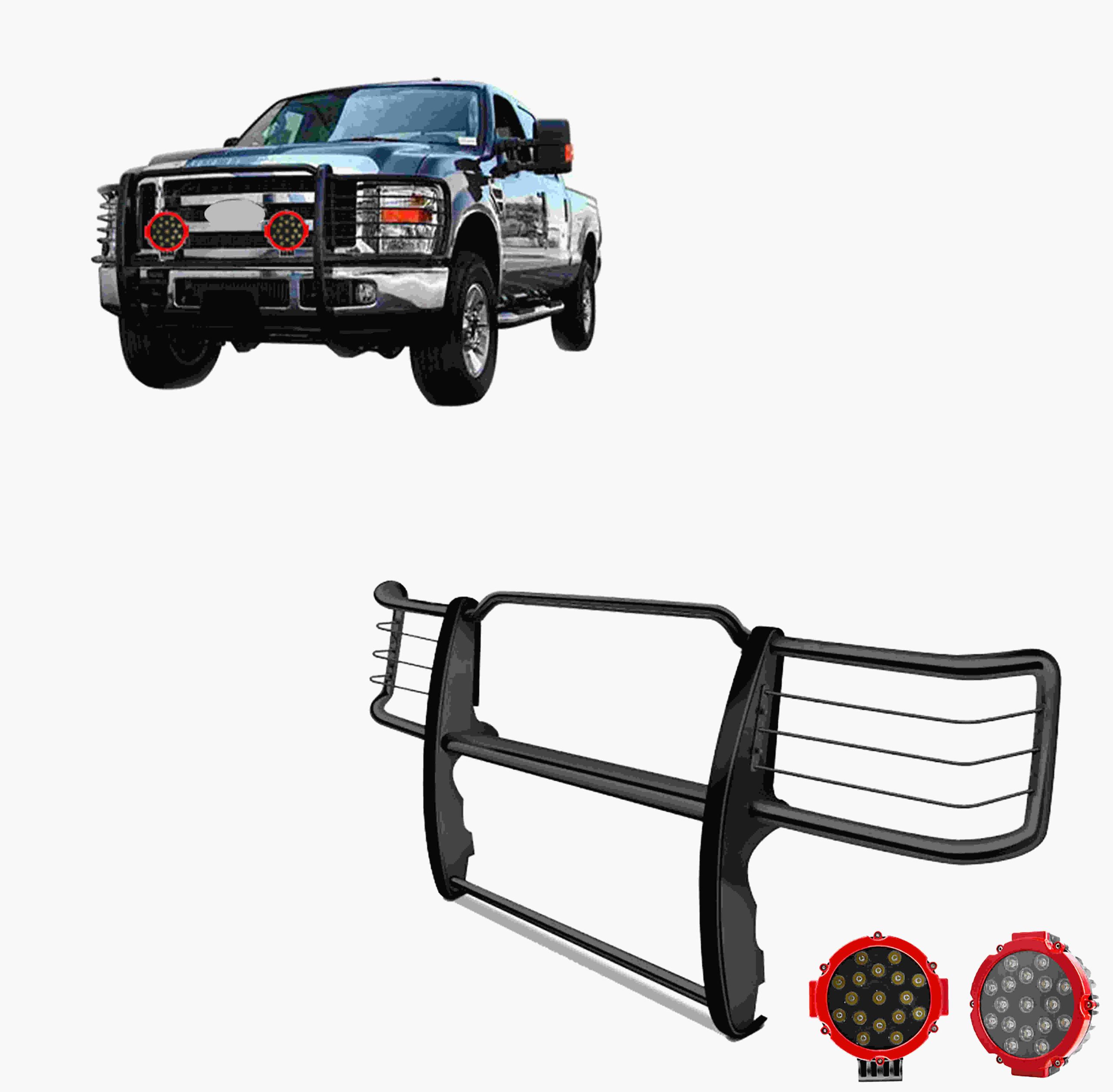 Black Horse Off Road 17GT26MA-PLR Grille Guard Kit