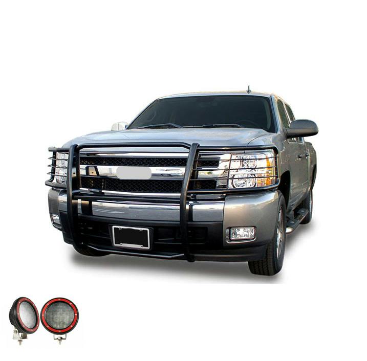 Black Horse Off Road 17GT27MA-PLFR Grille Guard Kit