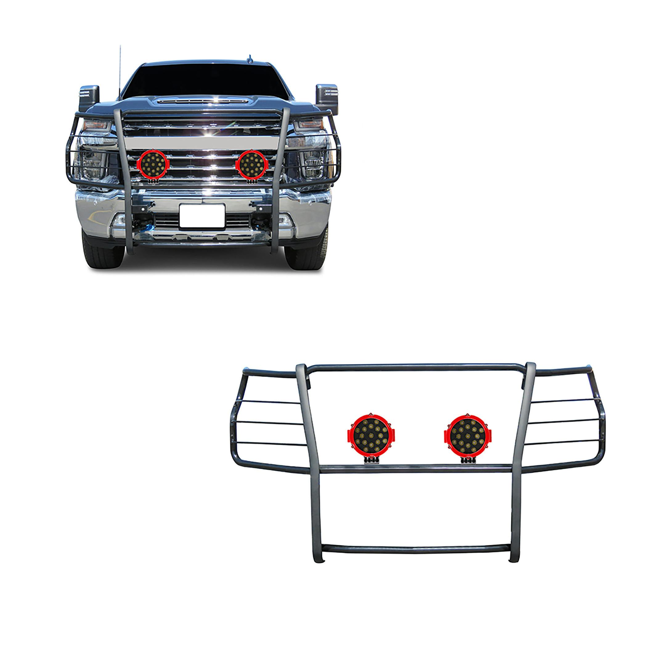 Black Horse Off Road 17GT30MA-PLR Grille Guard Kit