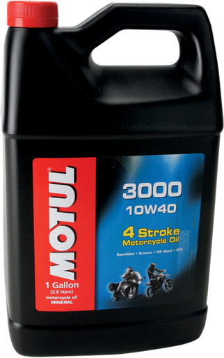 MOTUL 3000 Mineral 4T Engine Oil - 10W-40 - 1 U.S. gal. 107693