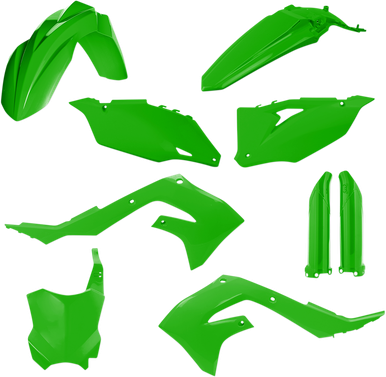 ACERBIS Full Replacement Body Kit - Green - Kawasaki 2736290006