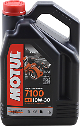 MOTUL 7100 4T Synthetic Oil - 10W-30 - 4 L 104090