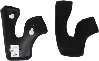 AGV X3000 Cheek Pads - Black - XL 20KIT00121001