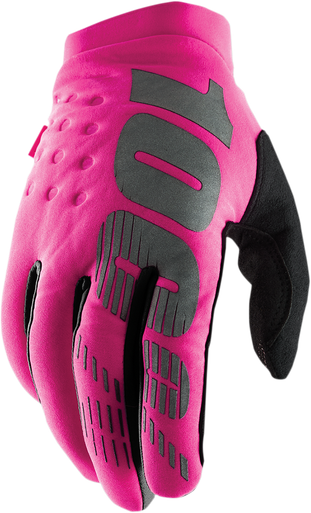 100% Women's Brisker Gloves - Black/Pink - XL 10005-00009