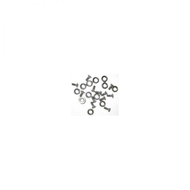 Chevy or GMC Truck Bumper Bolts Steel Cap, Low Dome 1947-1972