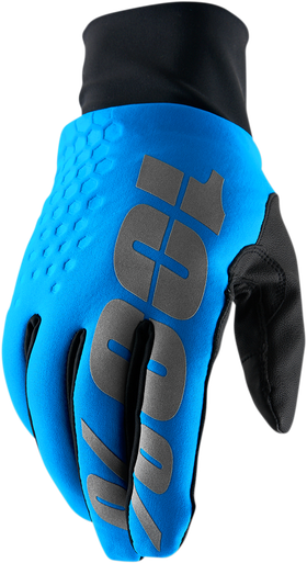 100% Hydromatic Brisker Gloves - Cyan Blue - Small 10018-00005