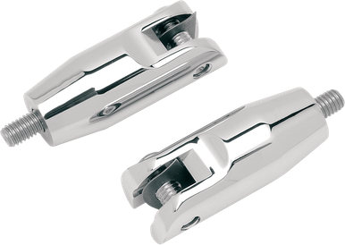 ACCUTRONIX Rear Footpeg Mount - Chrome - FLHT '93+ FPMT501-C