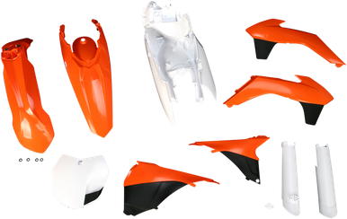 ACERBIS Full Replacement Body Kit- OE Orange/Black/White - KTM 2314333914