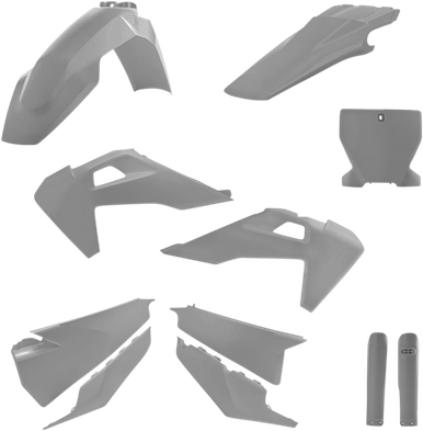 ACERBIS Full Replacement Body Kit - Gray - Husqvarna 2726550011
