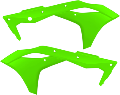 ACERBIS Radiator Shrouds - Fluorescent Green - KX250F 2630610235