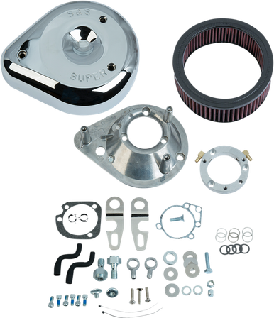 S&S CYCLE Teardrop Air Cleaner - Chrome - XL 170-0306E