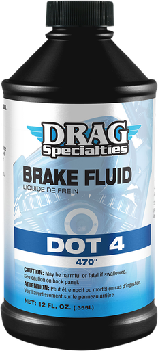 DRAG OIL DOT 4 Brake Fluid - 12 U.S. fl oz. 37030013