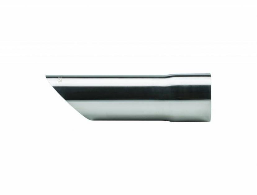 Pypes Exhaust Tail Pipe Tip Set 2.5 in Angle Cut x 9 in L Clamp On Hardware Not Incl Polished 304 Stainless Steel Pair Exhaust EVT49