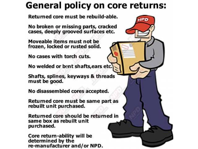 ** CORE CHARGE **