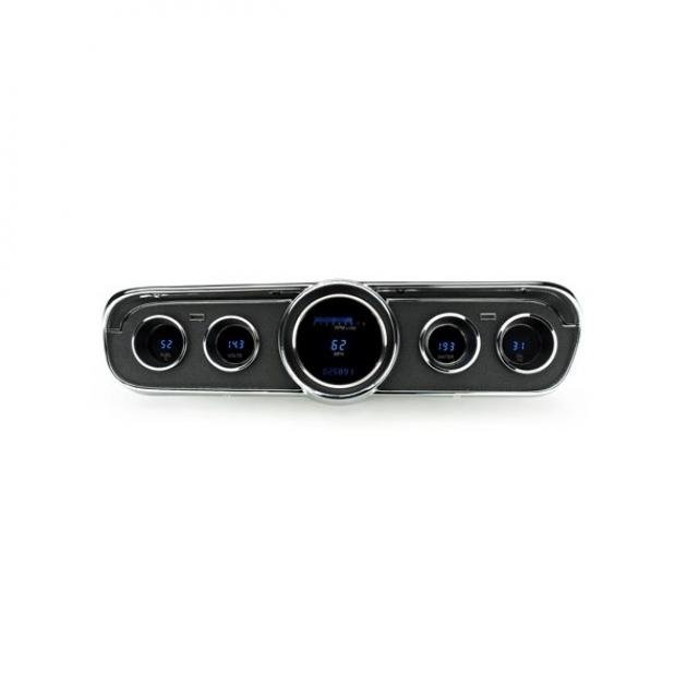 Ford Mustang Dakota Digital VFD Instrument System With GT Style Bezel, 1965-1966