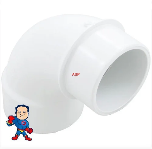 2″ Street x 2″ Slip 90 Degree Sweep Elbow PVC Fitting for Hot Tub Plumbing