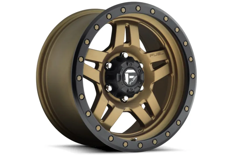 6×139.7mm Bolt Pattern Fuel 20×9 inch Anza D583 Matte Bronze with Black Ring 1mm Offset Wheel | D58320908350
