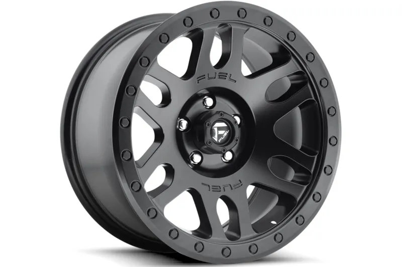 6×139.7mm Bolt Pattern Fuel 17×9 inch Recoil D584 Matte Black -6mm Offset Wheel | D58417858345