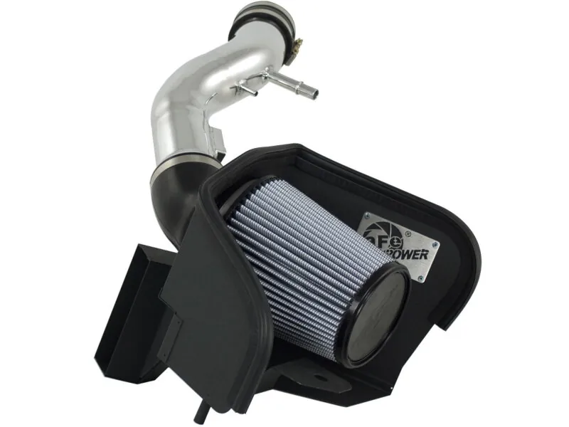 2011-2014 Ford Mustang 3.7L V6 aFe Magnum Force Stage 2 Cold Air Intake System Pro Dry S Filter | 51-12102-P