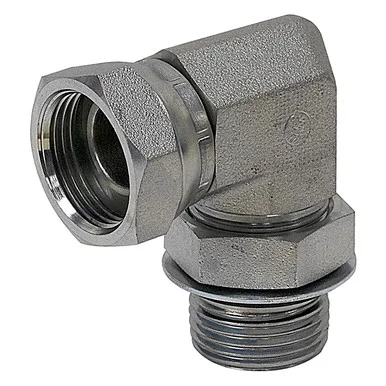 SAE 6 Male x 1/2″ NPT Female Swivel 90 Degree Elbow 6901-06-08 Adapter