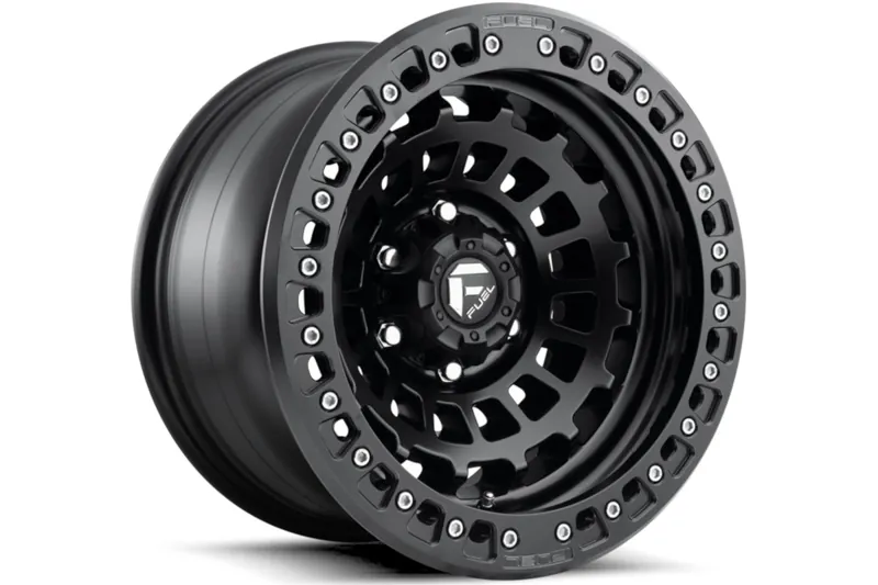 6×139.7mm Bolt Pattern Fuel 17×9 inch Zephyr Beadlock D101 Matte Black -15mm Offset Wheel | D10117908445