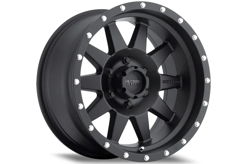 6×139.7mm Bolt Pattern Method 20×9 inch 301 The Standard Matte Black 18mm Offset Wheel | MR30129060518