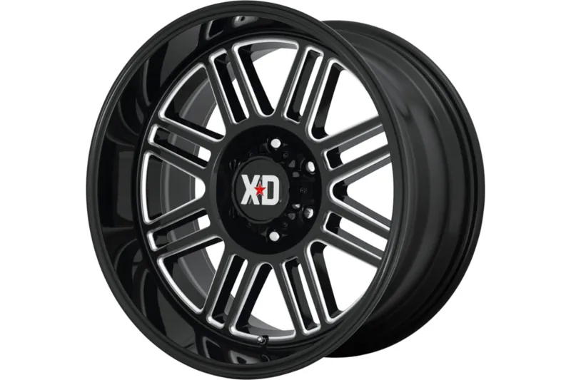 6×139.7mm Bolt Pattern XD849 20×9 inch Grenade 2 Gloss Black Milled 0mm Offset Wheel | XD84929068300