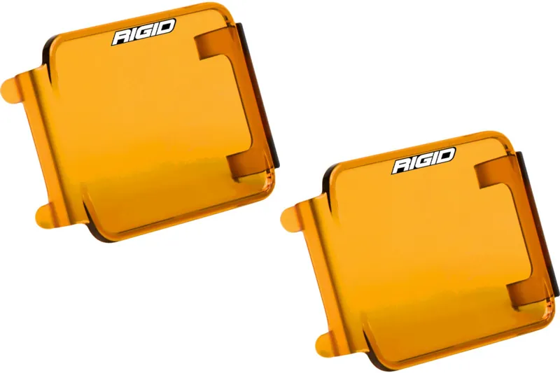 Rigid Industries D-Series Translucent Amber Light Cover (Pair) | 201933X2