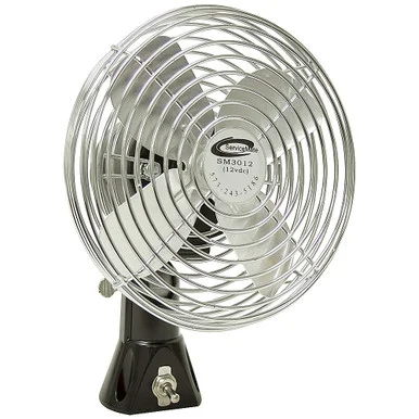 285 CFM 12 Volt DC 2 Speed Metal Cab Fan Translectric Inc Servicemate SM3012-1