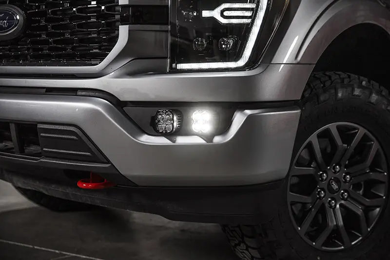 2021-2023 Ford F150 No DRL Baja Designs Clear SAE Pro Fog Light Kit | 447699