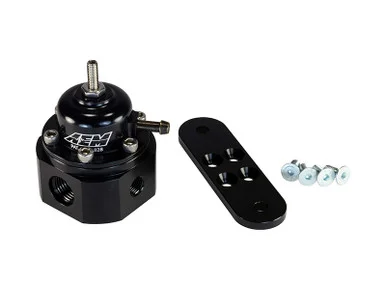 AEM Universal Black Adjustable Fuel Pressure Regulator – 25-302BK