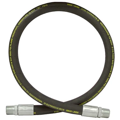 1/2″ x 120″ 1/2 NPTM x 1/2 NPTM SAE 100R16 Hydraulic Hose Assembly 4000 PSI NRP Jones