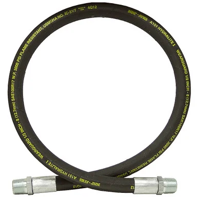 1/2″ x 24″ 1/2 NPTM x 1/2 NPTM SAE 100R17 Hydraulic Hose Assembly 3000 PSI NRP Jones