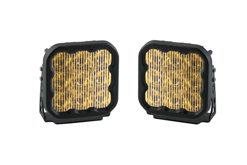 Diode Dynamics SS5 LED Pod Pro Yellow Driving (Pair) | DD6783P