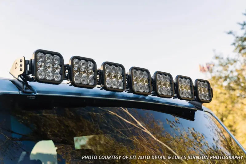 2021-2025 Ford Bronco Diode Dynamics SS5 Windshield CrossLink Lightbar Kit with White Sport Color and Combo Beam Pattern | DD7232
