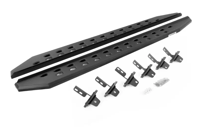 2021-2025 Ford Bronco 4-Door Go Rhino RB20 Slim Line Running Boards with Textured Black | 69412973SPC