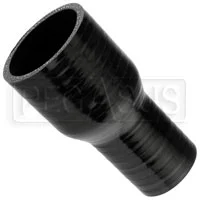 Black Silicone Hose, 2 1/4 x 1 1/2 inch ID Straight Reducer
