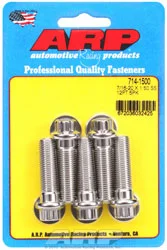 ARP 7/16-20 x 1.500 Stainless Bolt, 7/16″ 12-Pt Head, 5-pk