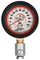 Longacre 2″ Glow In Dark Tire Pressure Gauge, 0-60 psi