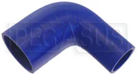 Blue Silicone Hose, 3″ to 2″ 90 deg. Reducing Elbow