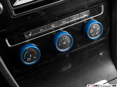 Climate Control Ring Kit – SMOOTH – Blue Anodized