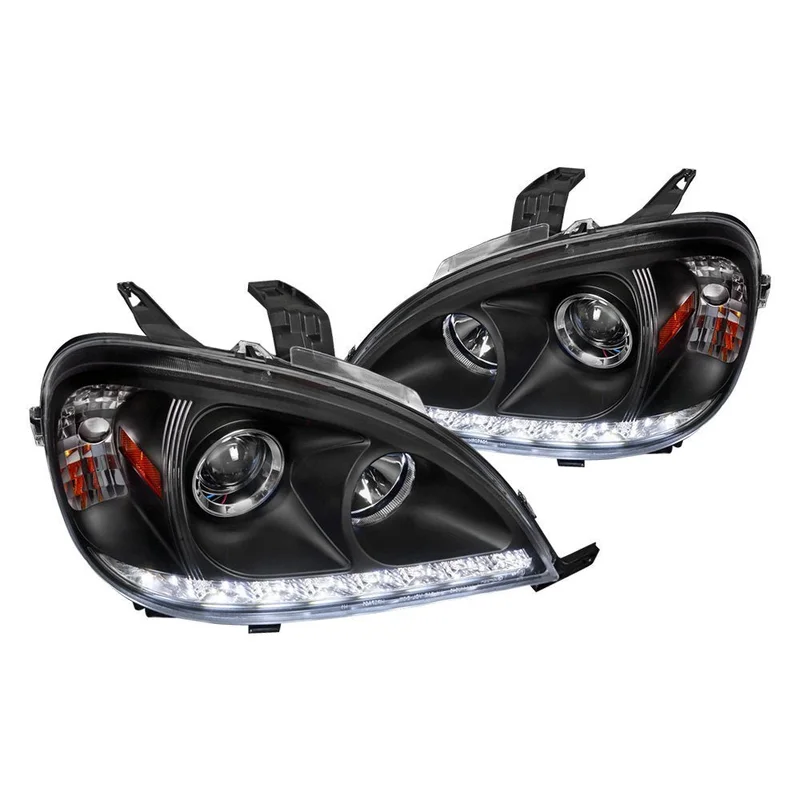 Spec-D Projector Headlights Mercedes ML320 / ML350 (02-05) LED DRL – Black or Chrome